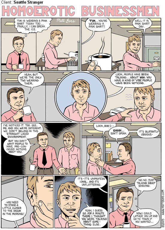 Homoerotischen Businessmen