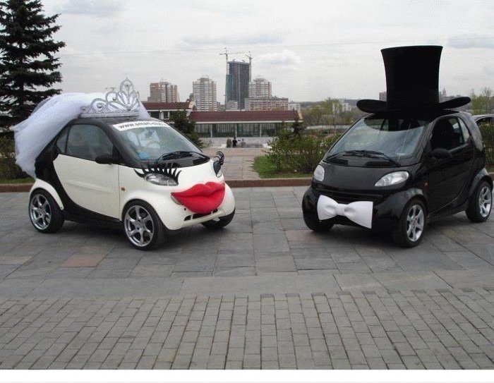 Cute Wedding Car