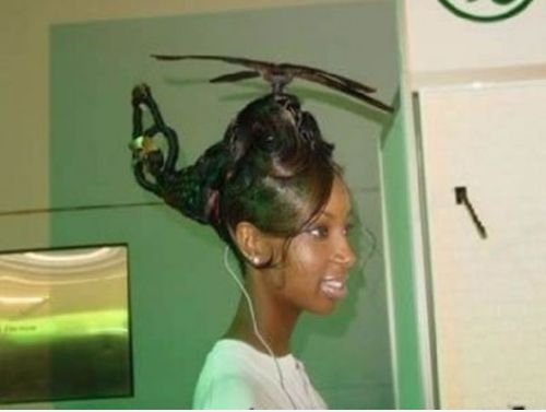 Ihr Haar so fliegen