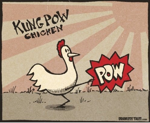 Kung Pow Huhn