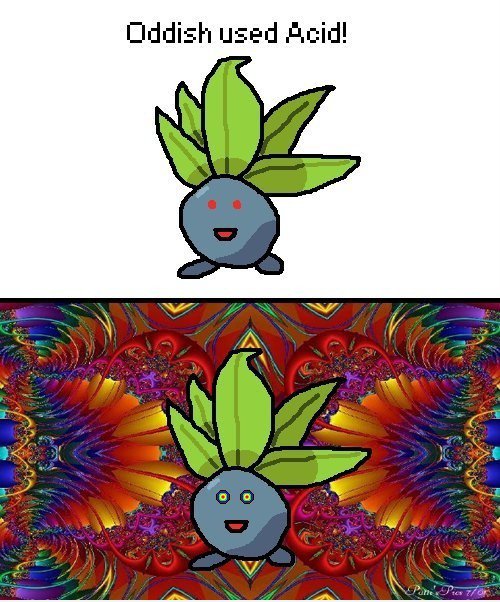 Ich möchte eine oddish in meinem Rasen haben