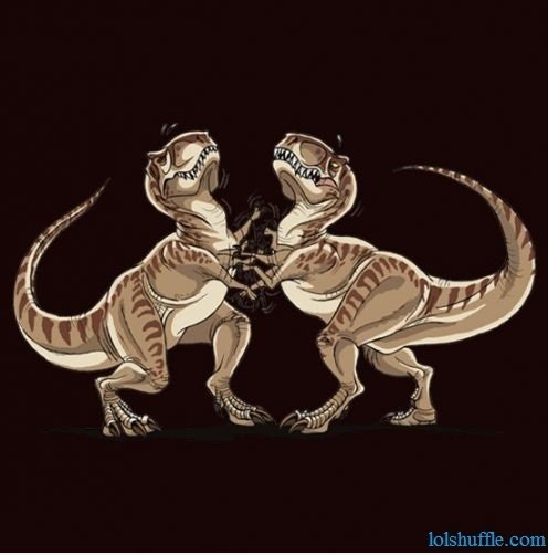 T-rex Kampf