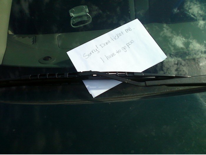 Das Problem mit Schulparkplatz