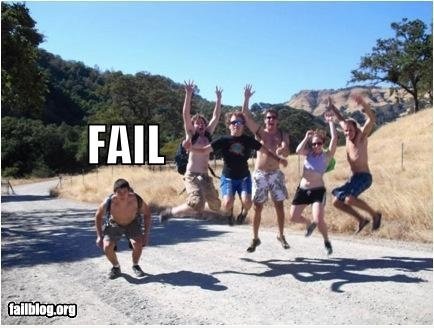 Springen FAIL