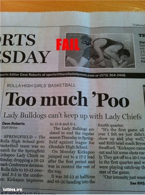 Wahrscheinlich Bad News: Headline FAIL