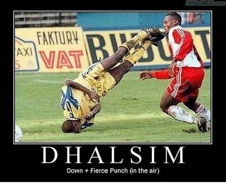 Dhalsim kick!
