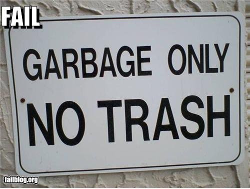 Garbage Anmelden FAIL