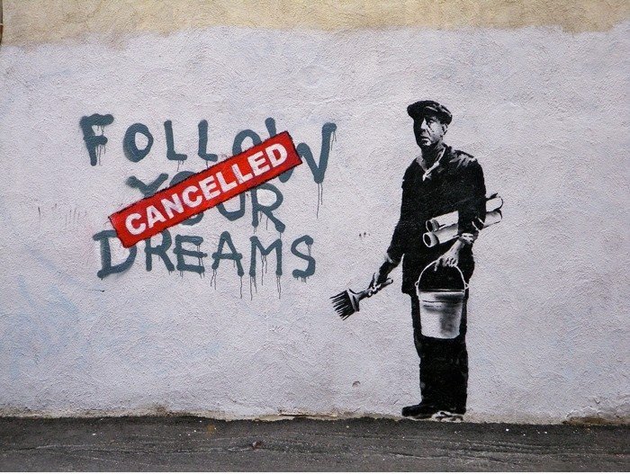 Super Bild von Banksy in Boston