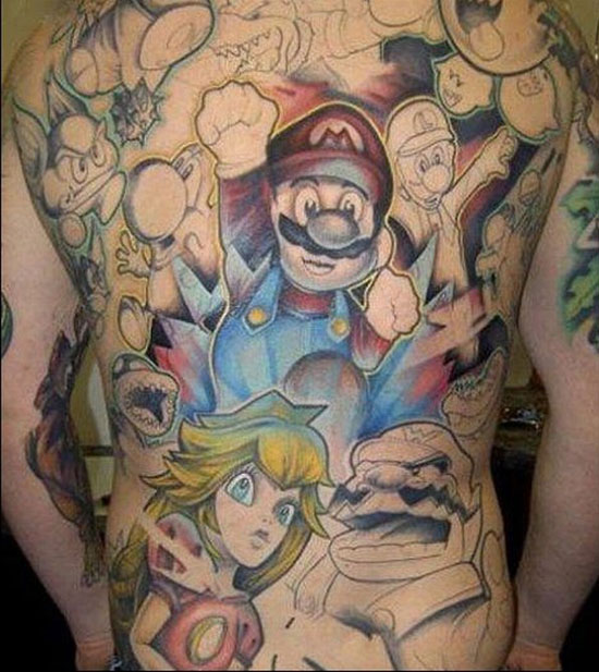 geiles comic tattoo