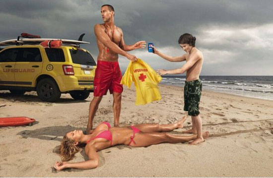 lifegurad pepsi sexy werbung