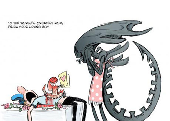 alien muttertag