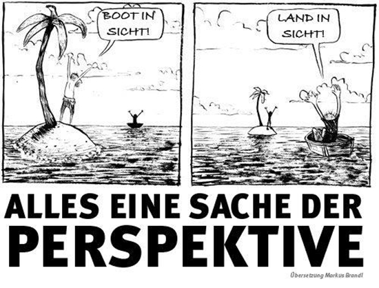 Alles eine Sache der Perspektive