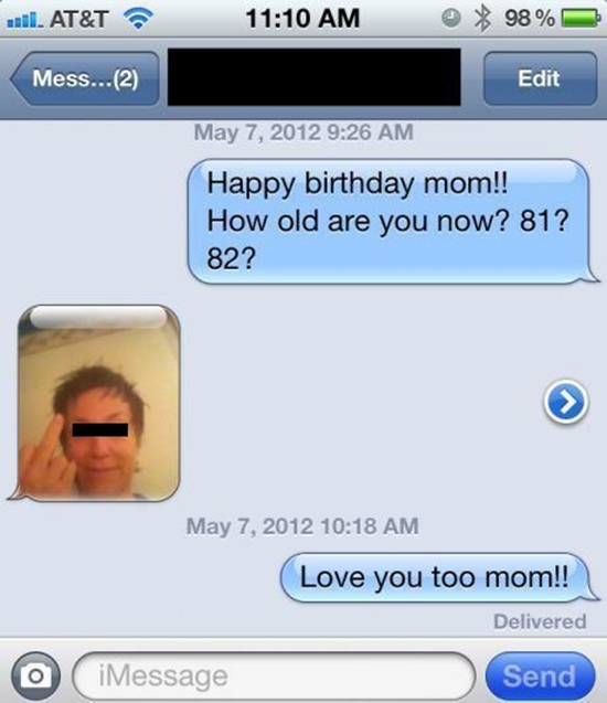 Alles Gute zum Geburtstag Mama - iPhone Win