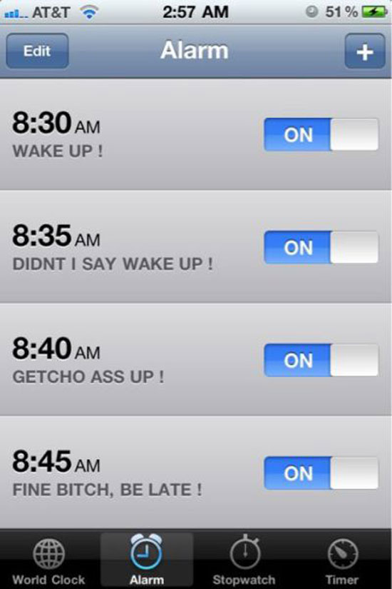 hardcore alarm