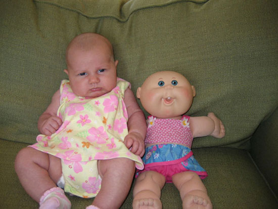 annoyed baby