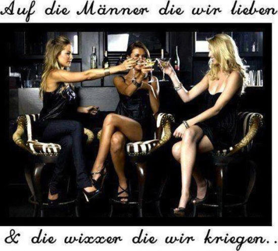 Auf die Männer die wir lieben
