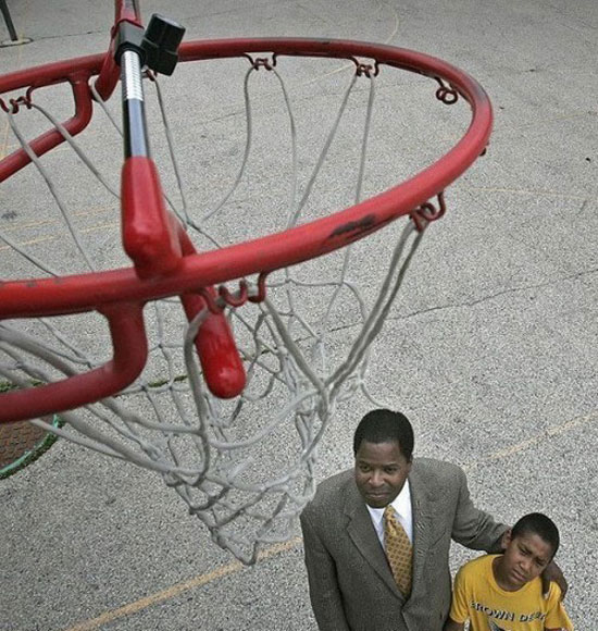 Basketballkorb Schloss