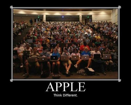 Heb dich ab von der Masse und kauf einen Apple Computer ;)