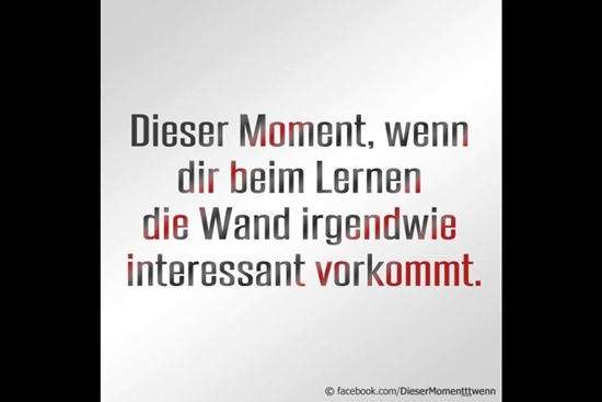 Beim Lernen...