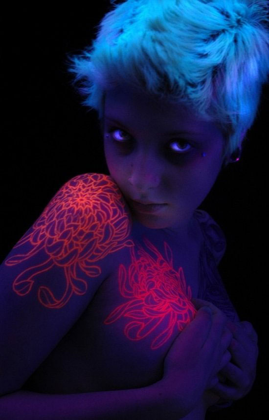 Schwarzlicht Tattoo