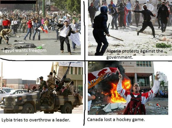 canada lost a hocky game
