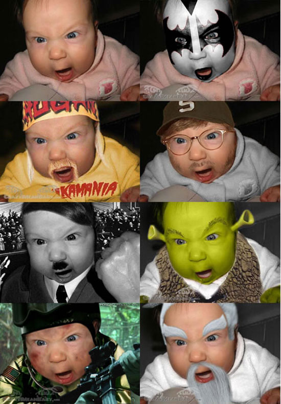 crazy mean baby