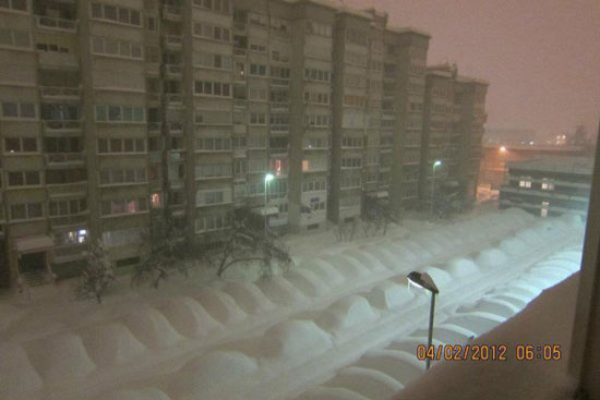crazy snow