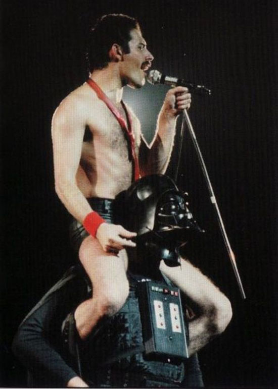 darth vader und freddie mercury
