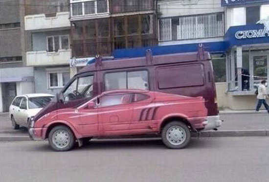 Das Auto am Auto