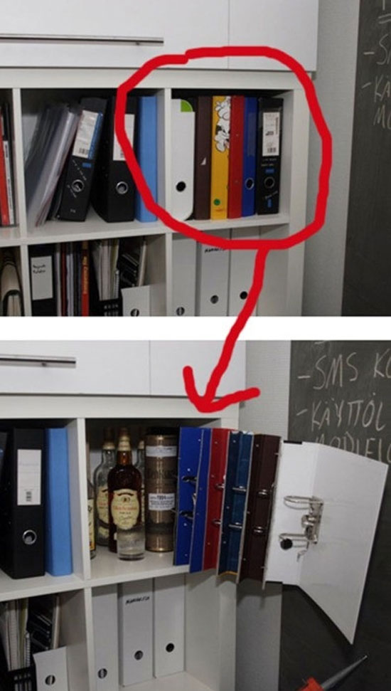 Das beste Versteck für Alkohol