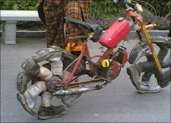 Das Stiefelmoped