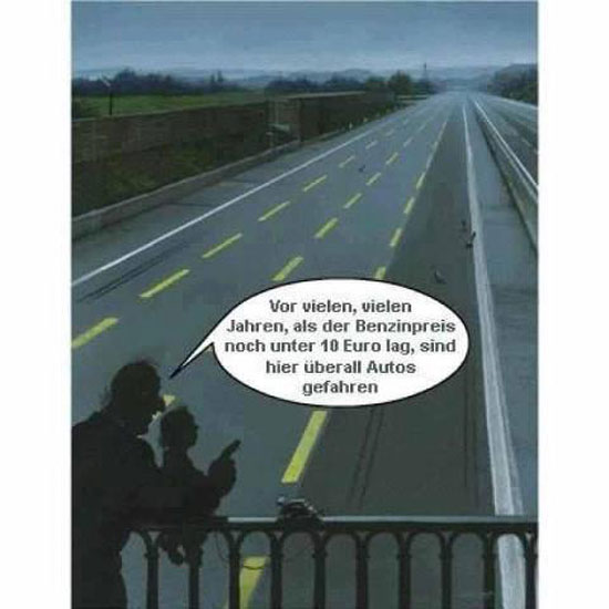 Das war als die Beninpreise noch niedirger waren