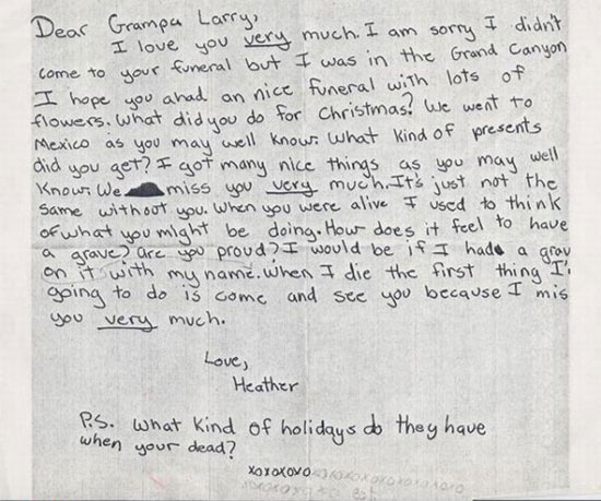 dear grampa larry