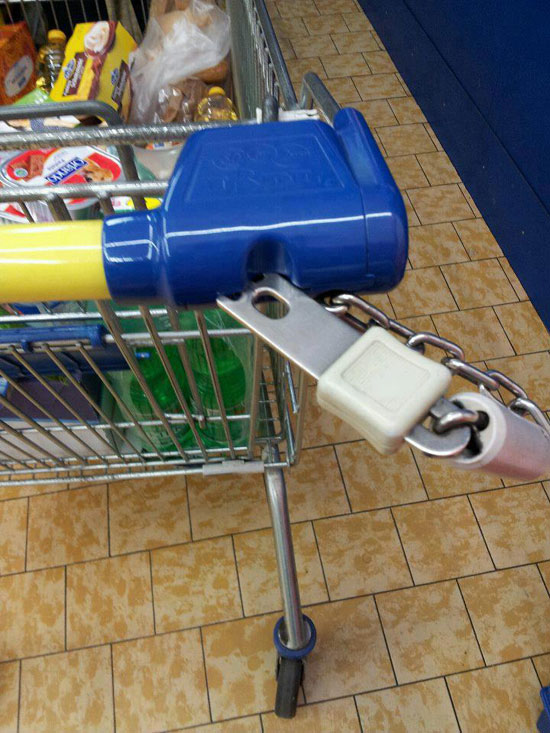 Den eigenen Einkaufswagen knacken