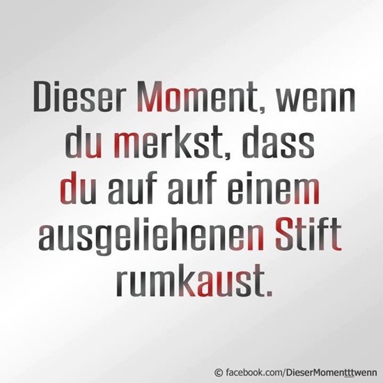 Der fremde Stift...
