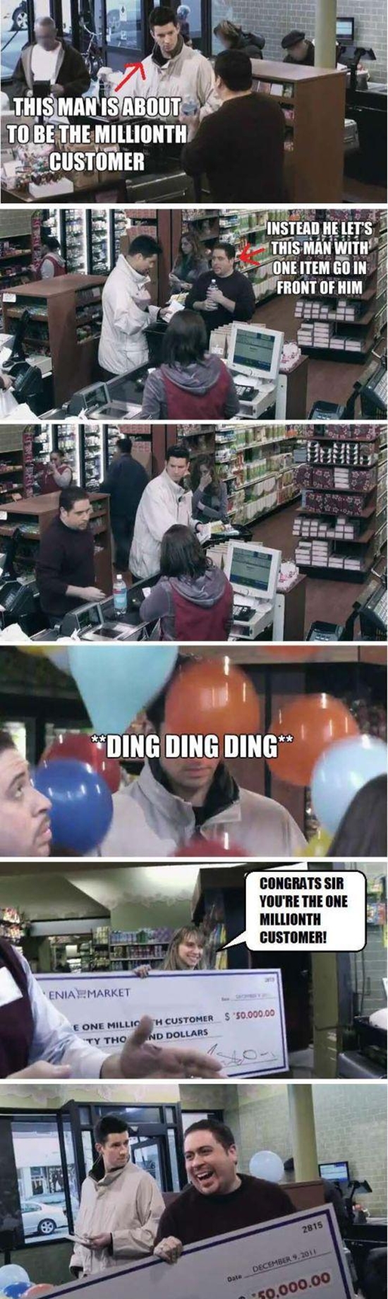 Der millionste Kunde - Fail Bild