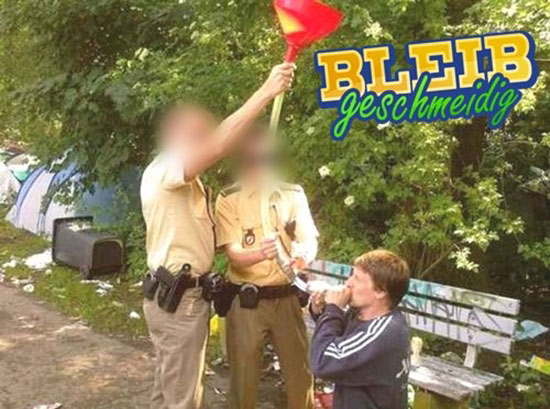 Die Polizei - Dein Freund und Helfer..
