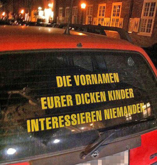Die vornamen eurer dicken Kinder..