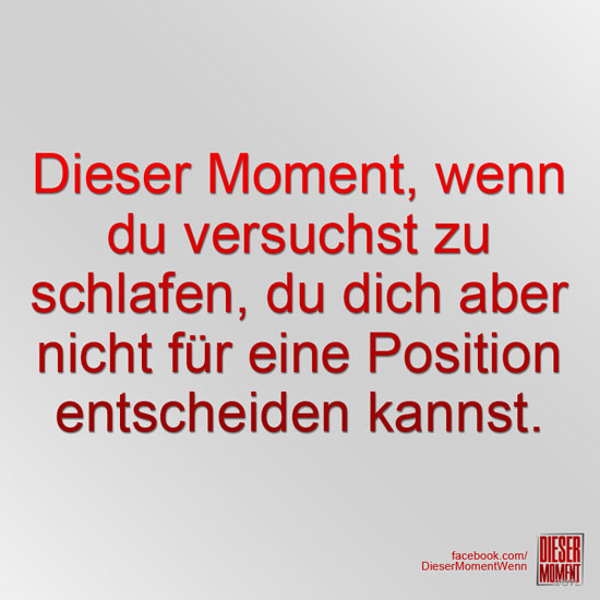 Dieser moment wenn Facebook Schlafposition