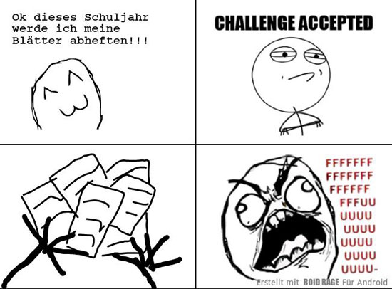 Dieses Schuljahr...