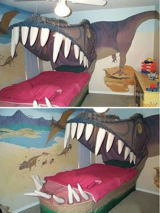 Dinaosaurierbett