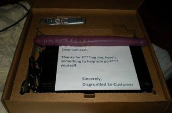 disgruntled excustomer