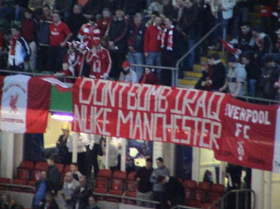 dont bomb iraq nuke manchester