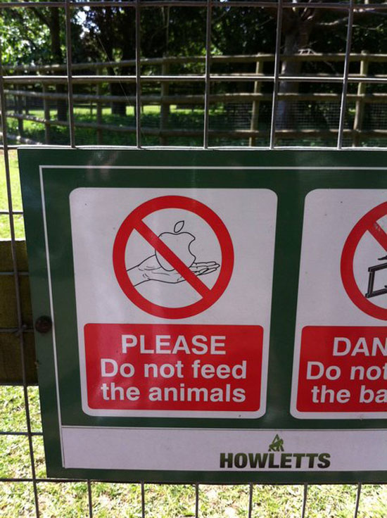 dont feed the animals