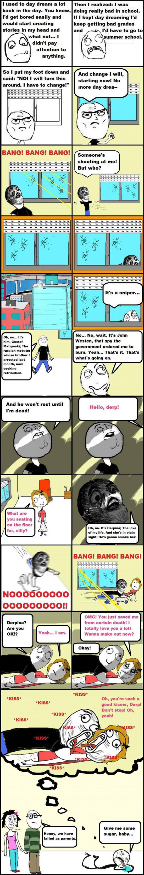 dreaming at school