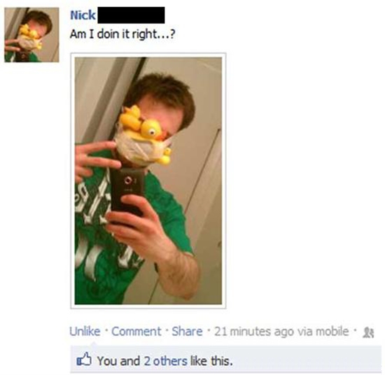 Duckface! Mach ich es richtig - Facebook Profilbild Win