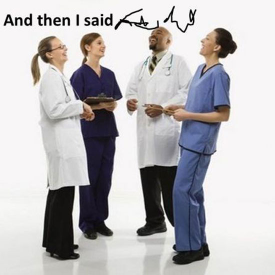 Muahahahahah der Doktorwitz