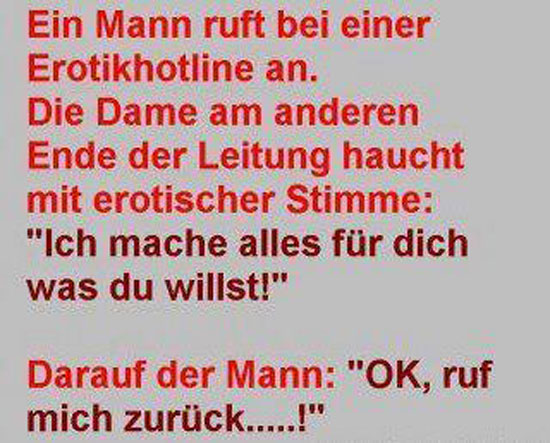 Ein Mann ruft an