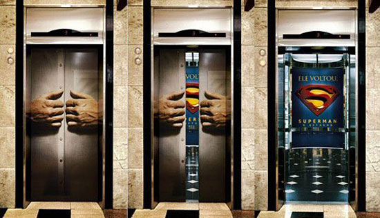elevator ad
