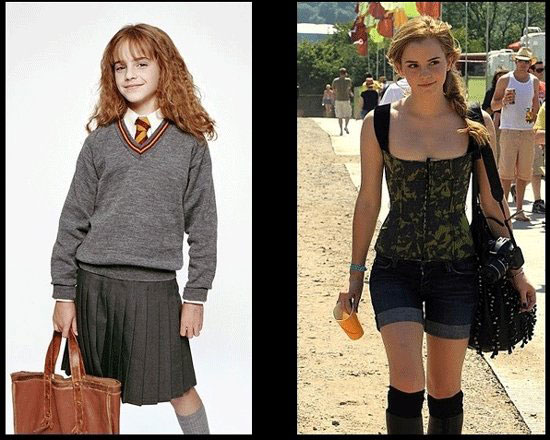 emma watson then now